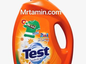 مایع لباسشویی تست مخصوص لباس های رنگی حجم 3 لیتر