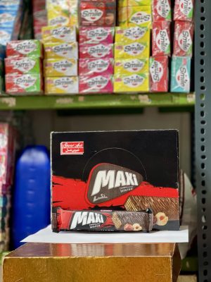 IMG_1686 ویفر روکش کاکائو تلخ و فندق مکسی شیرین عسل - 42 گرم