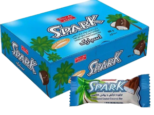 اسپارک 100 شکلات نارگیلی اسپارک شیرین عسل - 800 گرم / 100 عددی
