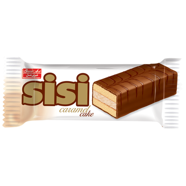 کیک روکش کاکائو سی سی شیرین عسل - 30 گرم
