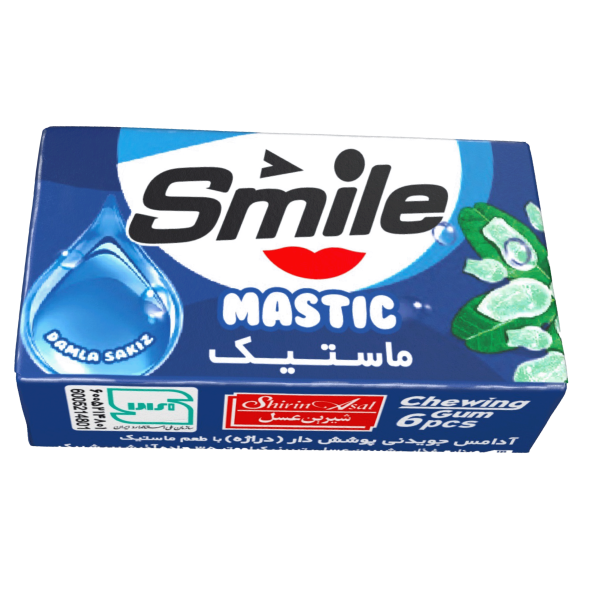 آدامس ماستیک اسمایل شیرین عسل - 6 عددی