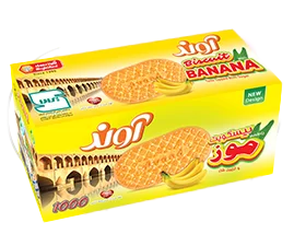 مور اوند بیسکویت موز با تزئین شکر آوند - 900 گرم