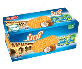 نارگیل اوند بیسکویت نارگیل با تزئین شکر آوند - 900 گرم