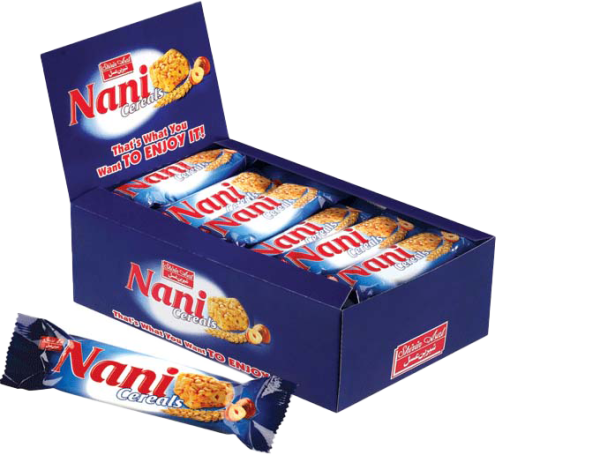 شکلات سریال بار غلات نانی شیرین عسل - 30 گرم