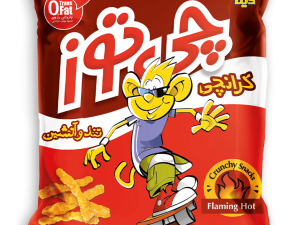 کرانچی تند و اتشین اسنک کرانچی تند و آتشین چی توز - 90 گرم