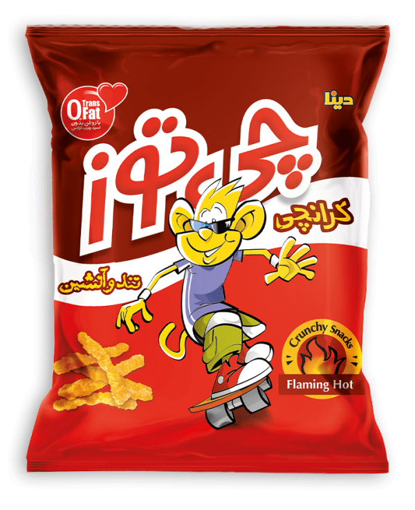 اسنک کرانچی تند و آتشین چی توز - 90 گرم