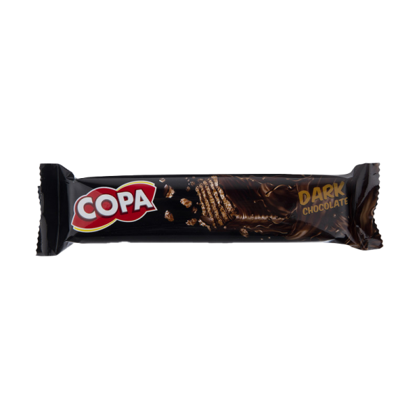 ویفر کاکائویی با طعم کاکائویی تلخ کوپا - 40 گرم