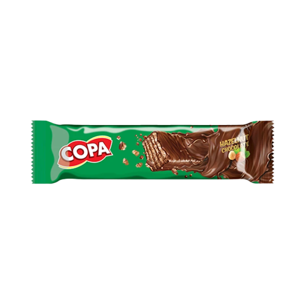 ویفر کاکائویی با طعم فندق  کوپا - 40 گرم
