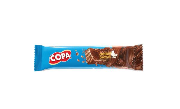 ویفر کاکائویی با طعم نارگیل کوپا - 40 گرم